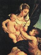 BASSANO, Jacopo Madonna and Child with Saint John the Baptistn 76uy china oil painting artist
